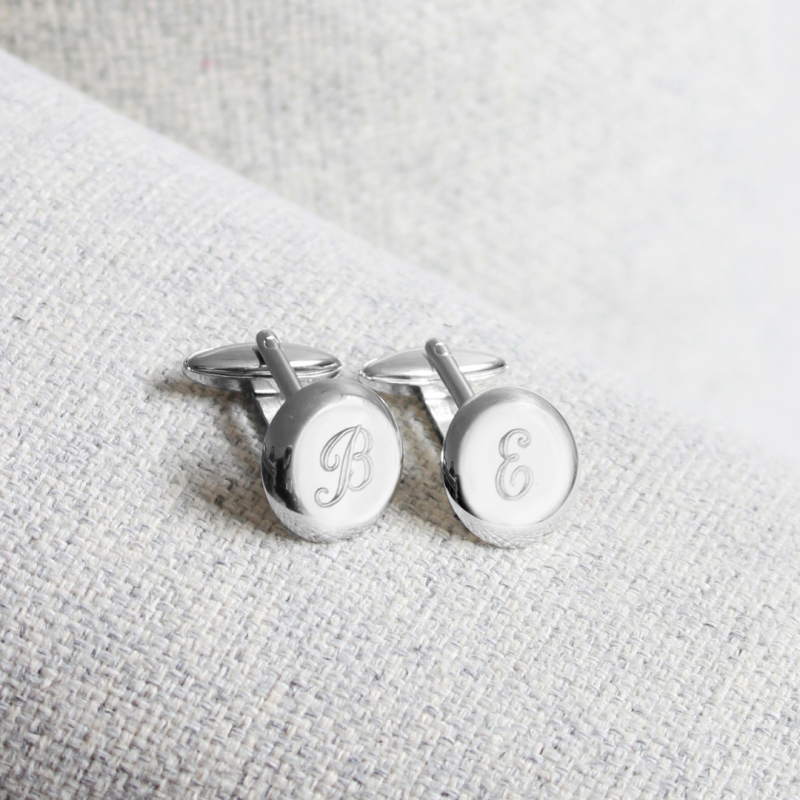 Boutons De Manchette Photo Personnalisés Avec Gravure Texte - Bijoux Homme Grand Made