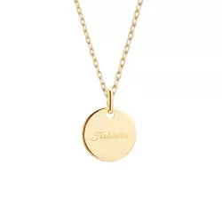 Collier plaqué or collection astrologie