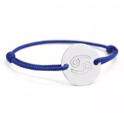 Bracelet cordon signe astrologique cancer