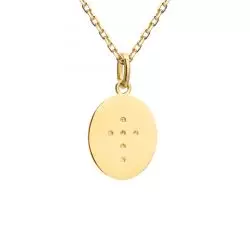 Collier croix oxyde de zirconium