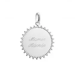 Pendentif soleil argent 925 à graver