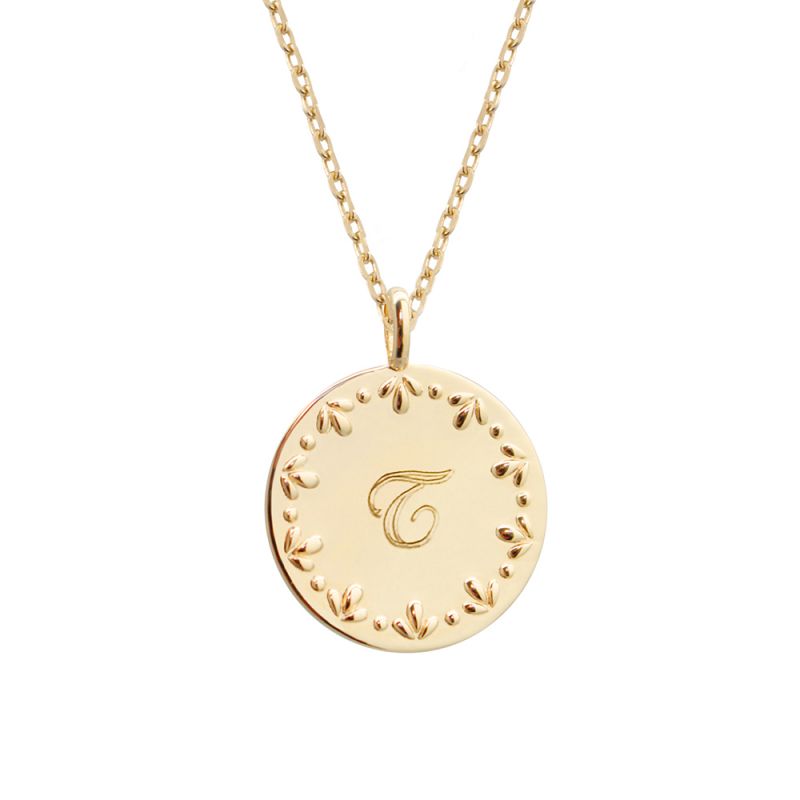 collier médaille à graver