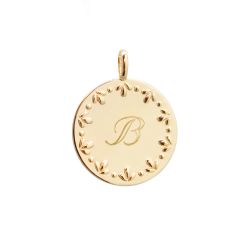 médaille personnalisable plaqué or