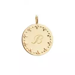 médaille personnalisable plaqué or