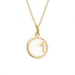 Collier - Médaille Nacre et...