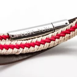 bracelet cuir homme gravé pas cher