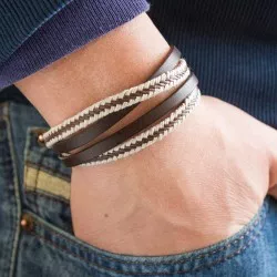 bracelet homme cuir personnalisable