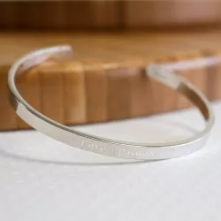 bracelet jonc argent personnalisé