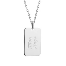 collier homme personnalisé argent