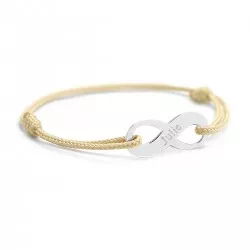 bracelet infini argent homme à graver