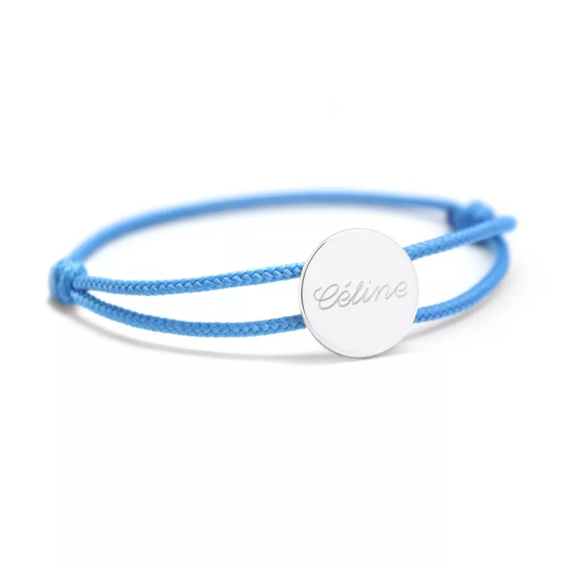 Bracelet cordon à graver argent 925