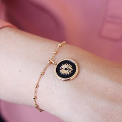 Bracelet personnalisé pour femme plaqué or
