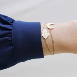 Bracelet chaine à graver femme