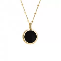 collier agates noires personnalisé