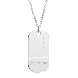 Collier GI argent 925 homme...