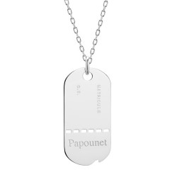 Collier GI argent 925 homme...
