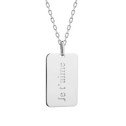 Collier argent 925 homme -...