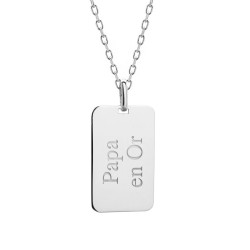 Collier argent 925 homme -...