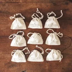 Pochon coton pour bijoux personnalisés